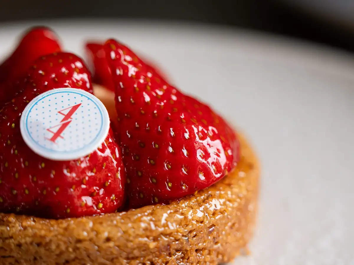 Tartelette aux fraises, pâtisserie artisanale Quatre-Quarts à Bordeaux